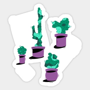 Cacti Feels Sticker